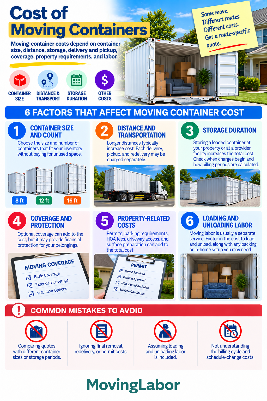 Moving Container Cost