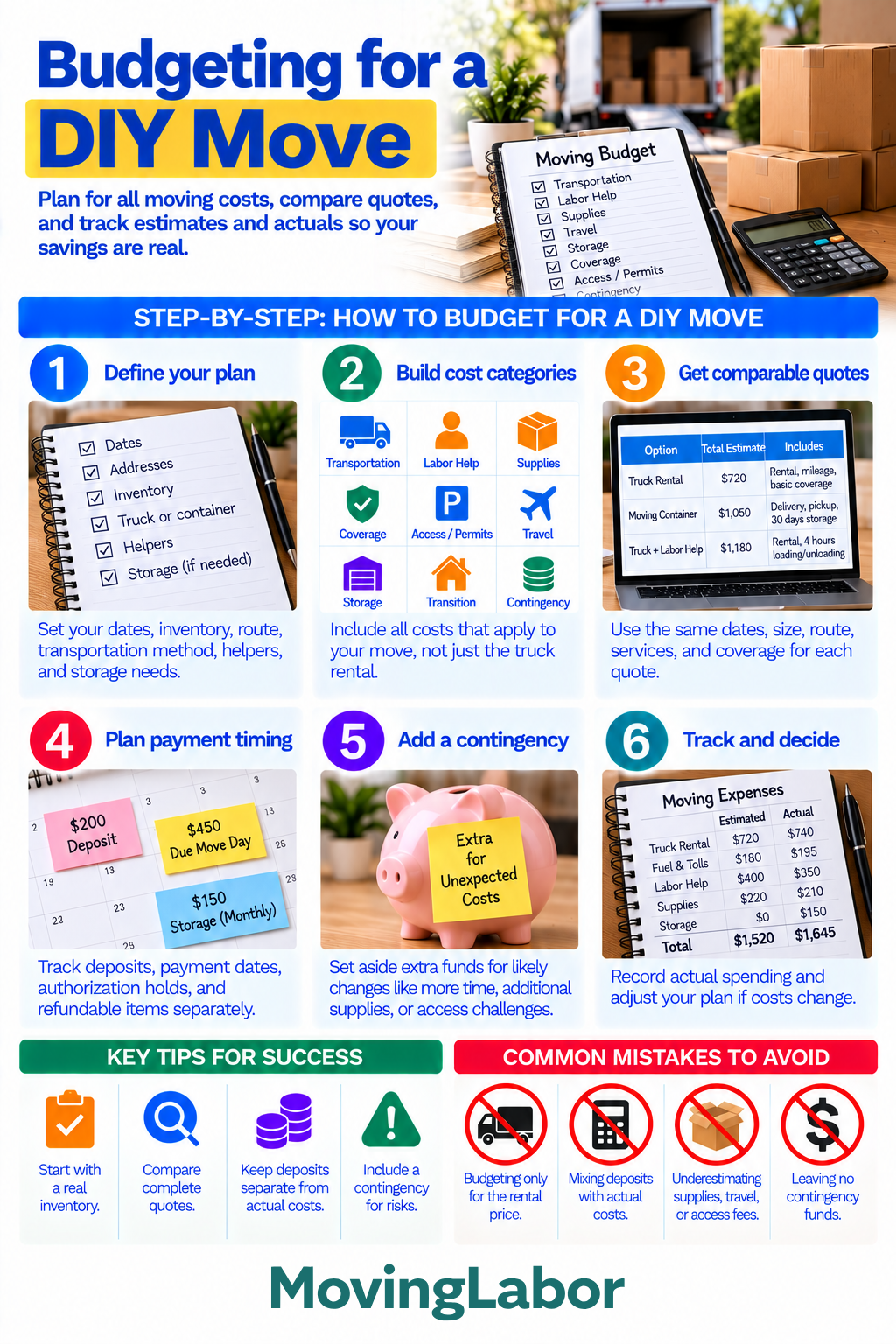 Budgeting for a DIY Move