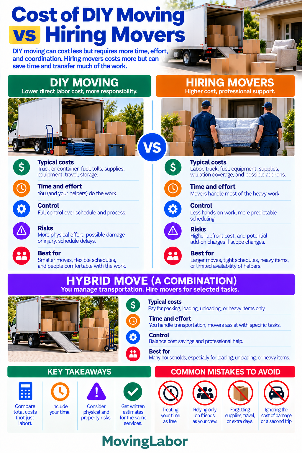 DIY vs Movers Cost