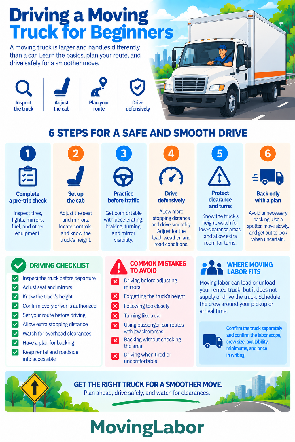  Driving a Moving Truck for Beginners