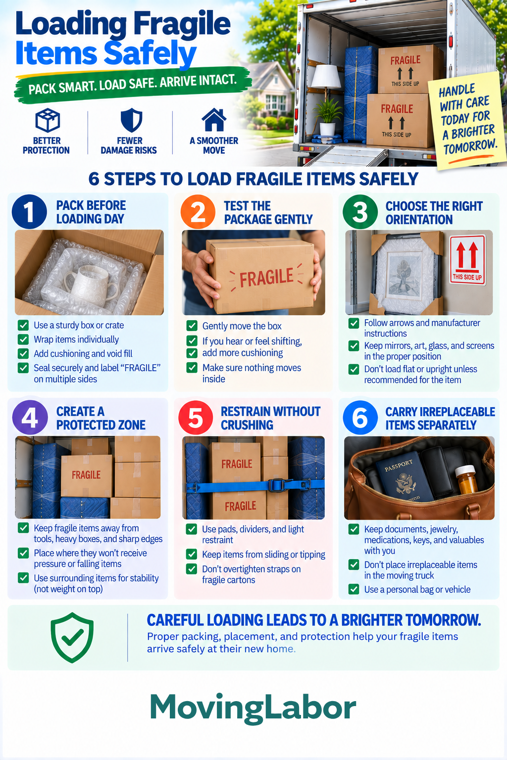 Loading fragile items