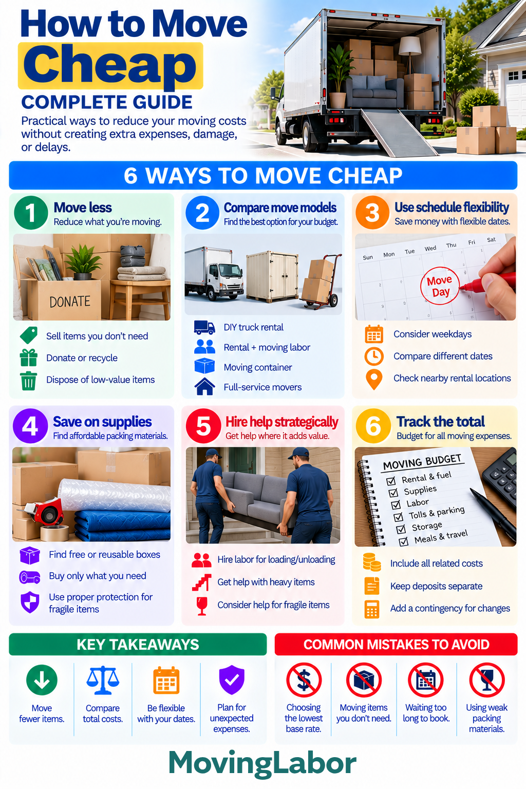 How to Move Cheap: Complete Guide to Saving Money