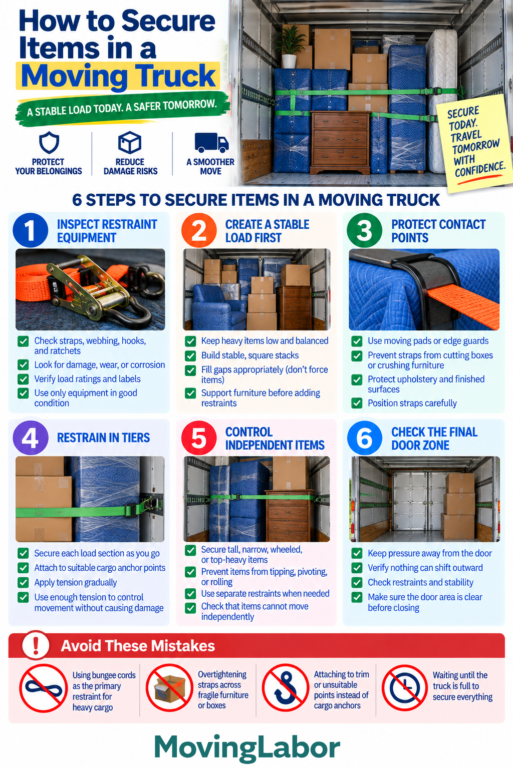 Secure Items Moving Truck