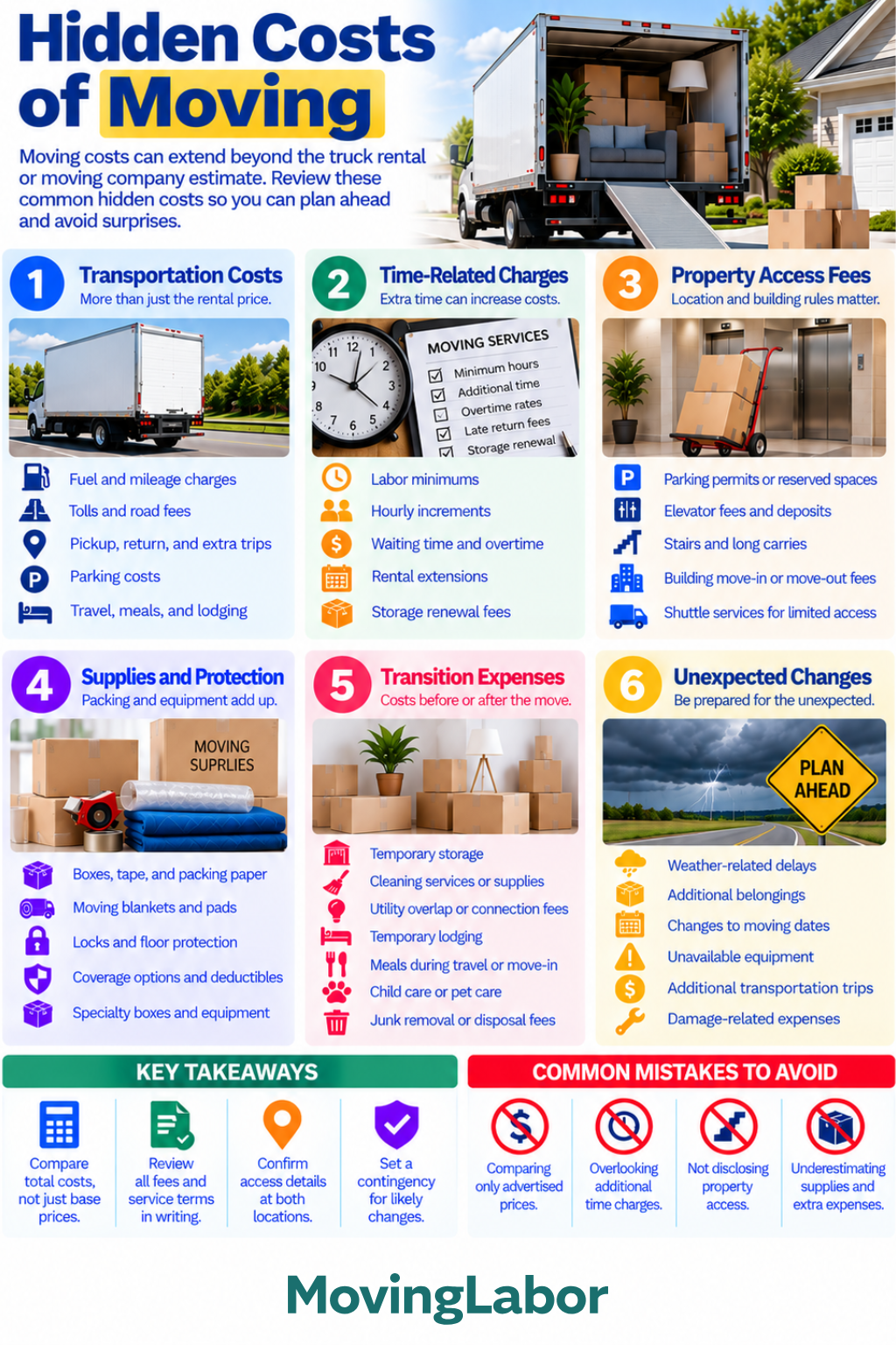 Hidden Costs of Moving: Fees and Expenses to Expect