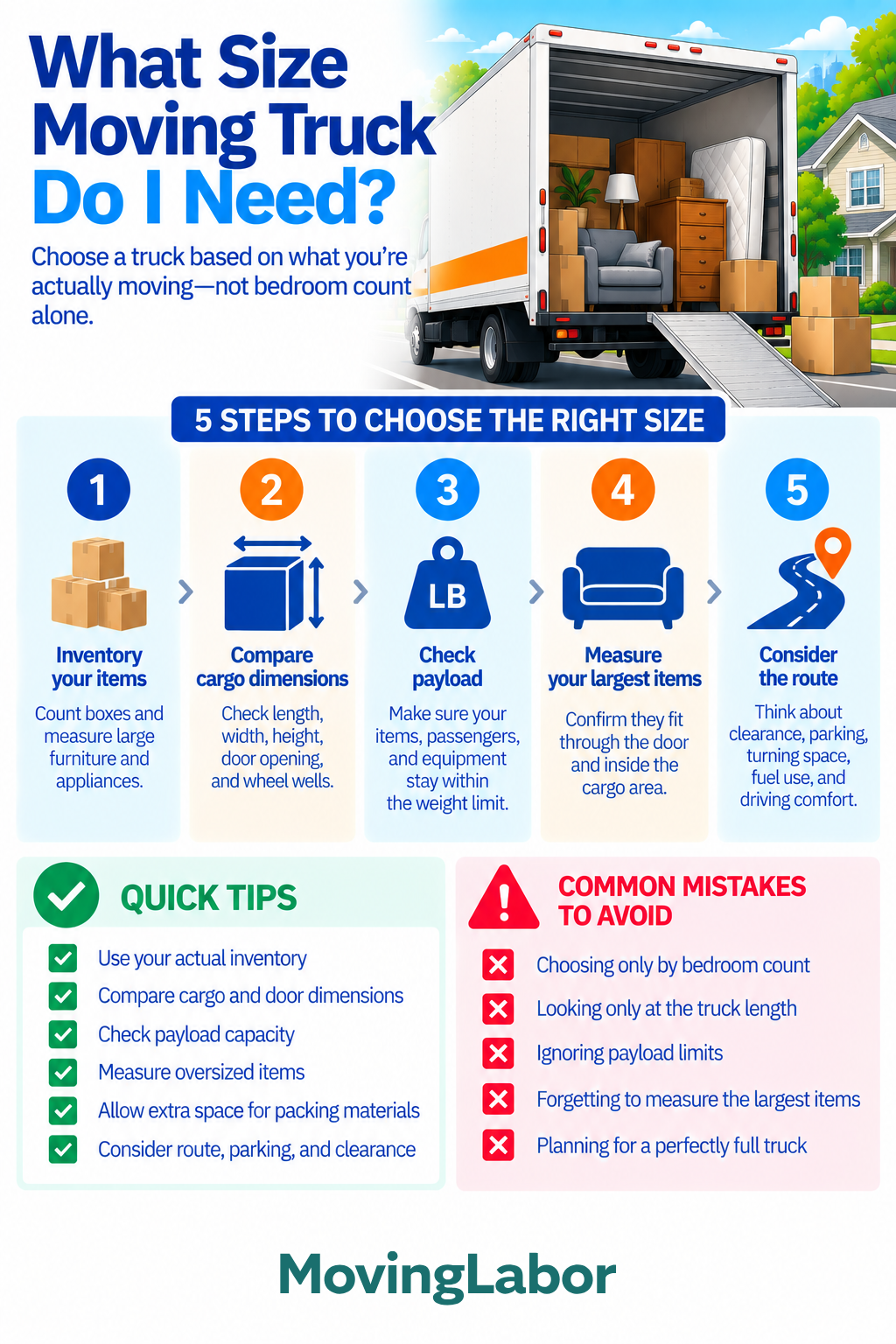 What Size Moving Truck Do I Need?