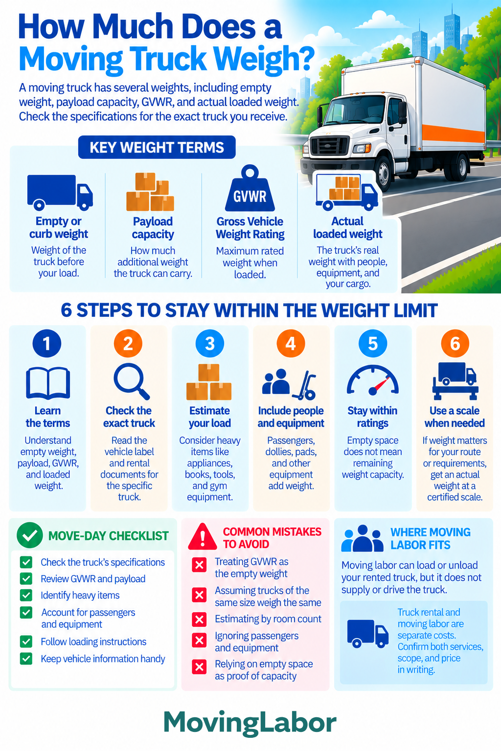 How Much Does a Moving Truck Weigh