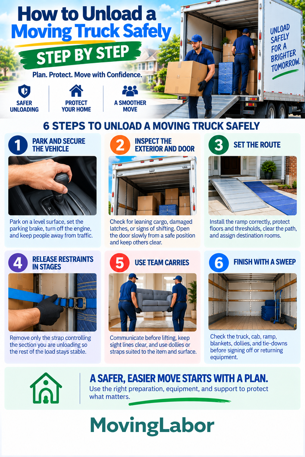 How to Unload a Moving Truck
